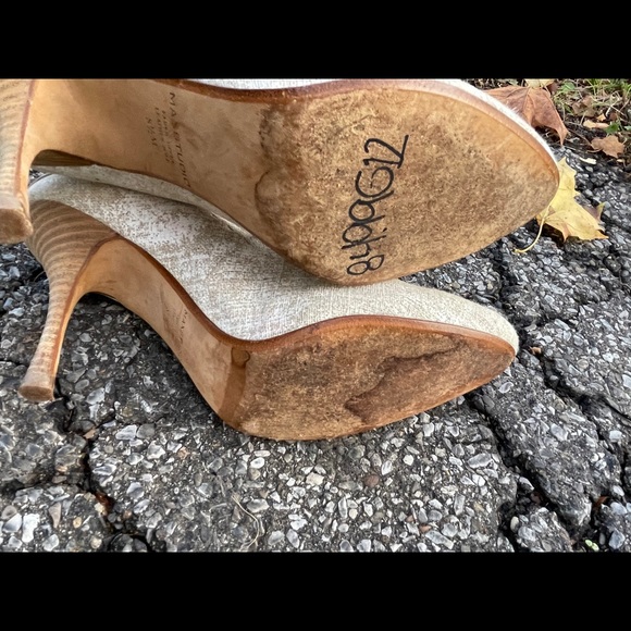 Max Studio sz 8.5 Messing Stiletto Heels - Picture 6 of 9